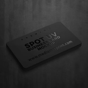 Spot UV Business Card – 1 Side Spot UV – 300